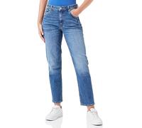 GANT Straight Cropped Jeans, Mid Blue Broken In, 25 para Mujer