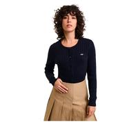 GANT Stretch Cotton Cable Cardigan Suéter cárdigan Mujer (Pack de 1)