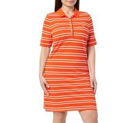 GANT Stripe Shield SS Pique Polo Dress Vestido, Marled Red, XS Mujeres