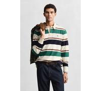 GANT Striped Heavy Rugger Cream Talla: XL | Polos Outlet | Hombre | Blanco