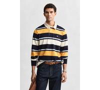 GANT Striped Heavy Rugger Evening Blue Talla: 4XL | Manga Larga Outlet | Hombre | Azul