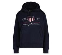 GANT Sudadera con Capucha de Mujer - Archive Escudo Capucha, Sudadera, Logo, Uni