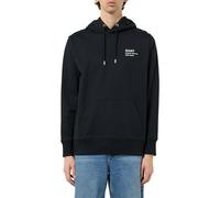 GANT Sudadera con Capucha para Hombre Script Graphic Sweat, Negro, M