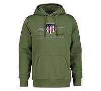 GANT Sudadera con Capucha Reg Archive Shield para Hombre, Dry Herb Green, 4XL