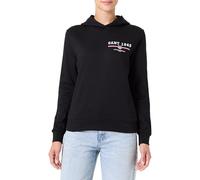 GANT Sudadera con Capucha REG Graphic, Negro, XXL