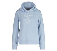 GANT Sudadera con Capucha Reg Graphic para Mujer, Azul (Fresh Blue), S