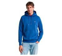 GANT Sudadera con Capucha Reg Shield para Hombre, Azul, L