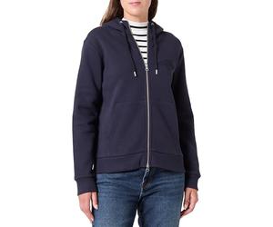 GANT Sudadera con Capucha REG Tonal Shield con Cremallera, Azul Noche, S