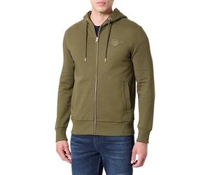 GANT Sudadera con Capucha REG Tonal Shield Full Zip, Musgo Verde, S