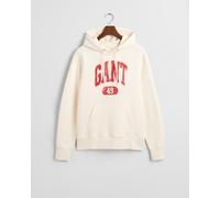GANT Sudadera con Capucha Seasonal Graphic, Crema, XXL para Hombre