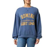 GANT Sudadera con Cuello en C, Marinero, XL para Mujer