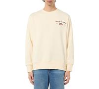 GANT Sudadera con Cuello en C para Hombre, Crema, S