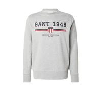GANT Sudadera gris claro / rojo / negro / blanco M gris claro / rojo / negro / blanco