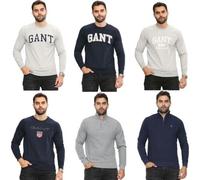 GANT Sudadera Hombre Cuello Redondo Casual Jersey Invierno Clásica