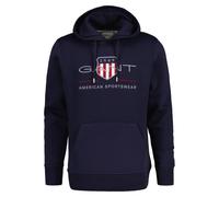 GANT Sudadera Hombre - Regular Archive Escudo Sudadera con Capucha, Logo