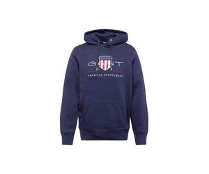 GANT Sudadera marino / gris claro / rojo / blanco S EUR