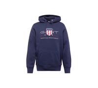GANT Sudadera marino / gris claro / rojo / blanco XL EUR