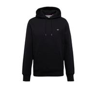 GANT REG Shield - Sudadera con Capucha para Hombre, Color Negro, Negro, XL