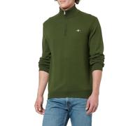 GANT Suéter de Media Cremallera para Hombre CTN/Wo, Azul Noche, 3XL