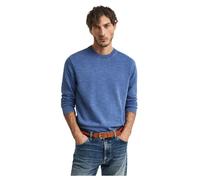 GANT Sunfaded C-Neck Suéter pulóver, Persian Blue, L para Hombre