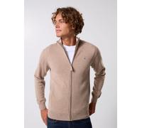 GANT Superfine Lambswool Zip Cardigan M Beige