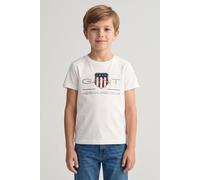 GANT Archive Shield SS-Camiseta, Blanco, 15 años Unisex Adulto