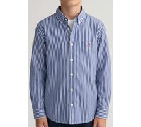 GANT Teen Unisex Striped Shield Poplin Shirt College Blue Talla: 146/152 | Camisas Outlet | kids | Azul