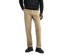 GANT Tejido de Sarga Regular Pantalones de Vestir, Caqui Oscuro, 38W / 36L para Hombre