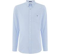 Gant The Oxford Shirt Reg BD, Camiseta Deporte Hombre, Azul (Capri Blue), Medium