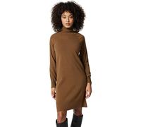 Gant Vestido de Punto de Lana de Cordero superfino para Mujer, Caqui cálido., XL