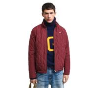 GANT Windcheater Acolchado Chaqueta, Rojo Vino, L Hombres
