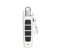 Gantch Llave universal de control remoto para casa inteligente, 4 botones, clonación inalámbrica, 433 MHz, para coche, puerta de garaje, puerta, tragaluz, 1 kit de bloqueo (blanco-negro)