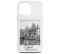 Gante Bélgica Guildhall de los Barqueros Libres Flandes Vintage Carcasa para iPhone 13 Pro Max