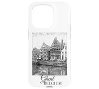 Gante Bélgica Guildhall de los Barqueros Libres Flandes Vintage Carcasa para iPhone 15 Pro
