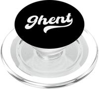 Gante Retro Cursiva Script Amor Belgium City Pride PopSockets PopGrip para MagSafe