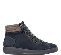 Ganter Heidi-h, Bota a la Altura de la Pantorrilla Mujer, Azul Marino/Vulcano, 37.5 EU
