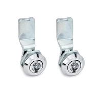 ganter Norma Elementos | Cierres mediante llave - GN 115 | pulsador con doble Barba, 2 unidades), plateado, GN 115-VDE-18