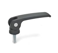 ganter Norma Elementos - excéntrica Tensor con tornillo, 1 pieza, Negro, GN 927 - 63 de M6 - 25 de B de B