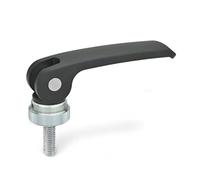 ganter Norma Elementos - excéntrica Tensor con tornillo, 1 pieza, Negro, GN 927 - 82 de M8 - de 40 a B