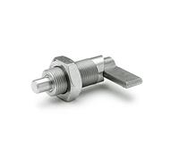 ganter Norma Elementos | Rast cerrojo - GN 612 - 5 | pernos Diámetro: 5 mm, 1 pieza, plateado, GN 612-5-M12-AK-NI