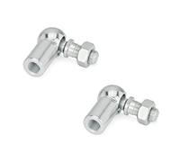 Ganter Normelemente 71802-16-M10-CS Junta angular DIN 71802, plata, rosca de conexión d2: M10