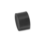 Ganter Normelemente | Amortiguadores - GN 352 | con tornillo | Caucho natural | color negro | GN 352-30-30-M8-E-55