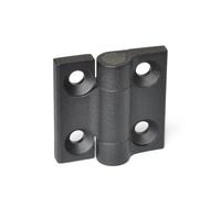 Ganter Normelemente | Bisagra de resorte, bisagra con reajuste de resorte | GN 437.3-ZD-60-60-R2-SW | zinc fundido a presión | 60x60 | apertura