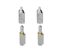 Ganter Normelemente, Bisagras desmontables para soldar, acero, 80 mm, GN 128-80-STS