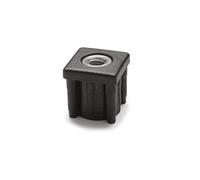 Ganter Normelemente | casquillos, tapones roscados tubos cuadrados | 2 unidades | V50 x V44 x M10 | GN 448-V50-V44-M10