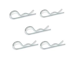 Ganter Normelemente | Conector de resorte | acero | GN 1024-ST-6-E | 5 unidades | giro simple | diámetro 6 mm