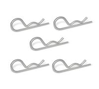 Ganter Normelemente | Conector de resorte | acero inoxidable | GN 1024-NI-3-E | 5 unidades | giro simple | diámetro 3 mm