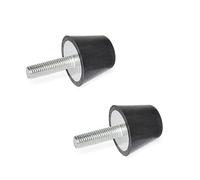 Ganter Normelemente GN 253-32-M8-30-55 - Tope con tornillo, color negro, rosca: M8 x 30