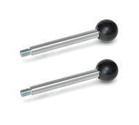 Ganter Normelemente GN 310-12-100-A-ZB 310-12-100-A-ZB-Mangos, Plata, Länge l: 100mm