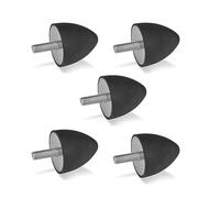 Ganter Normelemente GN 353-20-24-M6-S-55 - Tope con tornillo, color negro, rosca d2: M6